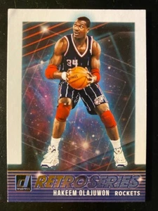 Hakeem Olajuwon 2021-22 Panini Donruss RetroSeries #18 Houston Rockets - Picture 1 of 2