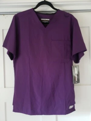 Blusa Médica Barco Uniforms by Skechers PEQUEÑA Púrpura Manga Corta Cuello en V Nueva con Etiquetas Foto 1 de 4