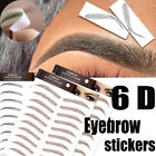 6D Haarähnliche Augenbrauen Tattoo Aufkleber falsche Augenbrauen wasserdicht gefälscht langes Make-up