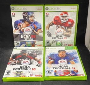 NCAA Football Lot (08, 09, 10 & 11) (Xbox 360) Tested - Picture 1 of 13