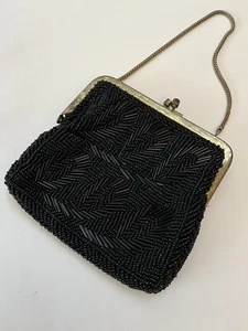 Vintage Purse Beaded Handbag Made In Hong Kong Used - Picture 1 of 6