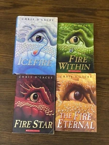 The Last Dragon Chronicles Lot Set Books 1-4 Chris D'Lacey Fire Within HC PB - Imagen 1 de 10