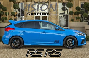 Calcomanías RS Ford pegatinas vinilo gráficos laterales logotipo adhesivo para lado izquierdo y derecho - Imagen 1 de 5