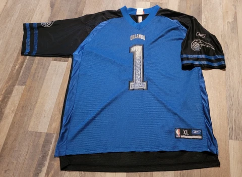 Vintage Rare Reebok NBA Orlando Magic Tracy Mcgrady #1 Football Jersey Men’s XL Cover