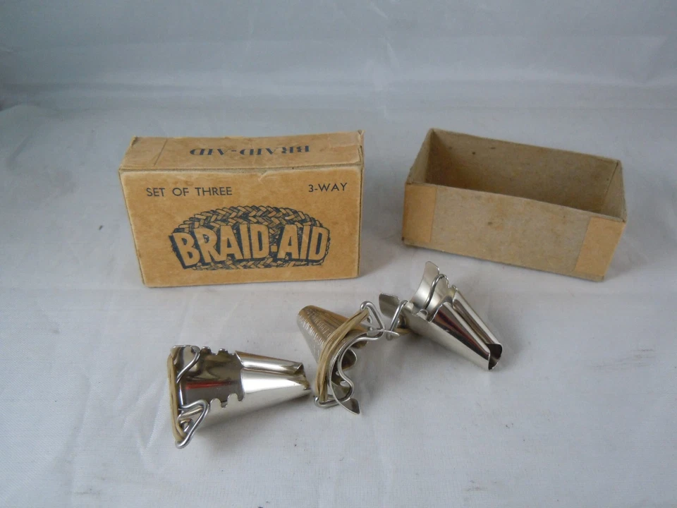 Vintage set of 3 BRAID-AID Folder  Box but no instructions - Image 1 of 1