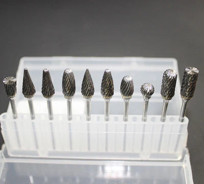 10X Taladro de fresa acrílico dental de carburo de tungsteno cortador grueso vástago de 2,35 mm US3903 Foto 1 de 4