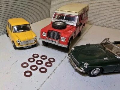 Jaeger Smiths Oil Pressure Gauge Pipe Fibre Sealing Washer x10 2K4936 Land Rover - Image 1 of 3