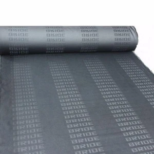 JDM BRIDE Seat Black Fabric Interior fabric 1M x1.55M Front Rear seat Cover - Picture 1 of 2