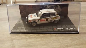 DIE CAST "TALBOT SAMBA RALLYE, RALLY SANREMO 1983 G.DEL ZOPPO/E.TOGNANA" 1/43 - Foto 1 di 5