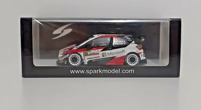 MODELLINO AUTO SCALA 1:43 SPARK TOYOTA YARIS WRC S OGIER WINNER RALLY MONZA 2020 - Immagine 1 di 4