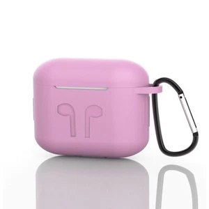 For Apple AirPods Pro 2nd Case Soft Silicone Protector Shockproof Cover+Keychain - Picture 1 of 15