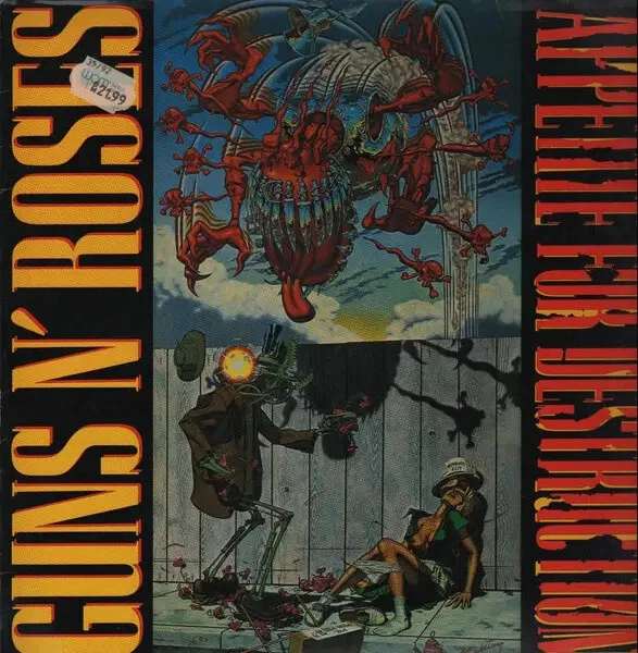 LP Guns N Roses Appetite For Destruction MISPRINT NEAR MINT Geffen Records - Bild 1 von 1