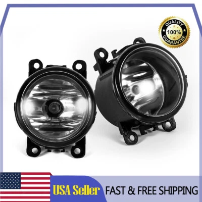2pcs Drive Side Fog Light Lamp + H11 Bulbs 55w Right & Left Side Car Accessories - Image 1 of 4