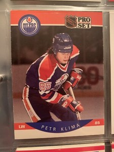 7 Petr Klima hockey cards 