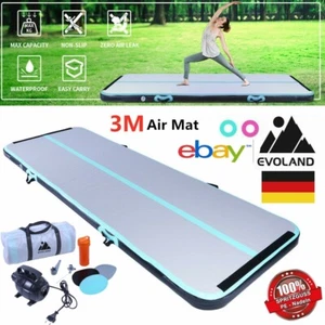 Turnmatte 3M tumbling Matte airtrack Gymnastikmatte Aufblasbar Yogamatte Pumpe - Bild 1 von 12