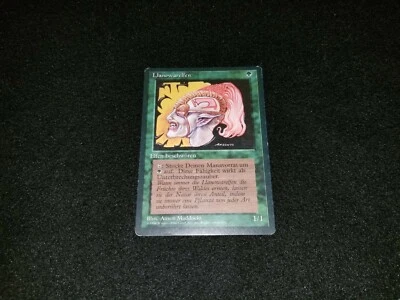MTG 1x Revised green common MP German FBB Llanowar Elves ships w/ tracking - Image 1 of 2