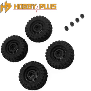 Hobby Plus HBP240443 LKW Rad Mudder Reifensatz schwarz CR-18P RC LKW Crawler - Bild 1 von 2