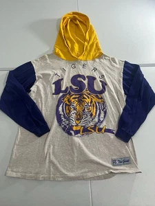 Vintage LSU Lightweight Pullover Hoodie Size Large - Picture 1 of 7