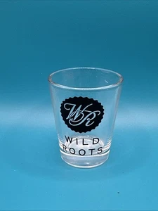 Wild Roots Shot Glass W R Glass Wild Roots - Picture 1 of 3