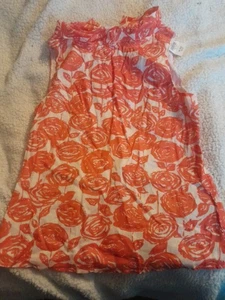 Camisa para mujer J Crew sin mangas naranja fliral nueva con etiquetas talla 2 - Imagen 1 de 10