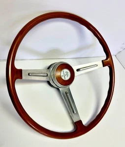 Vintage Alfa Romeo Hellebore style wood Steering Wheel Giulia/GTV/Spider /Duetto - Picture 1 of 5