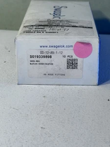 11 Stück.  Swagelok SS-12-AN-1-12 Edelstahl Rohrverschraubung - Bild 1 von 3