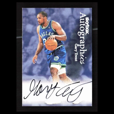 Gary Trent Auto #NNO Autograph 1999-00 SkyBox Autographics Dallas Mavericks Card - Image 1 of 4