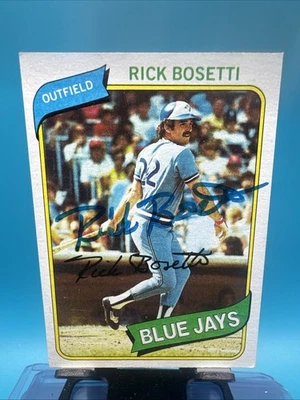 1980 Topps - Rick Bosetti #277 Auto A48 - Image 1 of 2