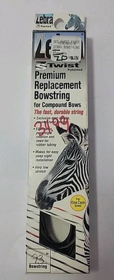 Zebra Hybrid Bow Cable 93” Tan/Black ￼ premium replacement Bowstring - Image 1 of 4
