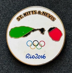 Scarce 2016 Rio Olympic Games - St. Kitts & Nevis NOC team pin - Picture 1 of 2