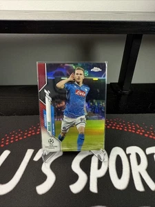 2019 Topps Chrome UEFA Arkadiusz Milik Red /10 Napoli 29 - Picture 1 of 2