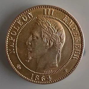 Frankreich,10 Centimes 1864 BB, sehr hochwertig - Bild 1 von 2