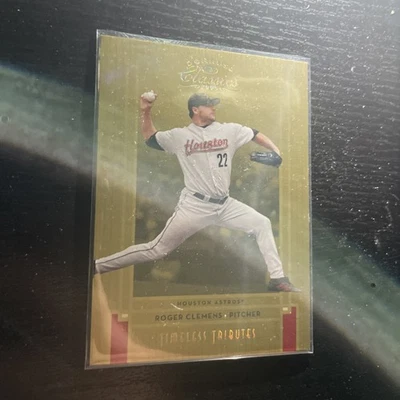 2005 Donruss Timeless Treasures Baseball Roger Clemens NUMBERED 44/50  - Image 1 of 4