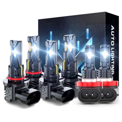 Para Mitsubishi Lance2008-2017 COMBO 9005+9006 LED Faro H11 Bombillas Antiniebla Foto 1 de 4