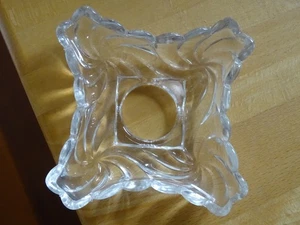 BACCARAT 1 ALTER BOBECHE KRONLEUCHTER KERZENSTÄNDER KRISTALL FORMEN ROSETTEN SIGNIEREN - Bild 1 von 7