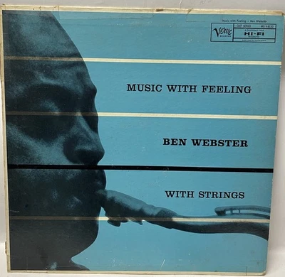 Ben Webster With Strings - Music With Feeling (LP) 1956 Verve Jazz VG/VG Foto 1 de 4