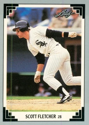 1991 Leaf Scot6t Fletcher 306 White Sox - Image 1 of 2