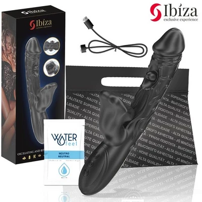 Ibiza - Vibratore Rabbit in Silicone con Effetto Morso e Rotazione - Bild 1 von 4