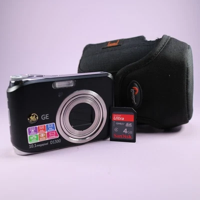 GE Digital Camera D1300 10.1MP General Electric Black Tested - Image 1 of 4