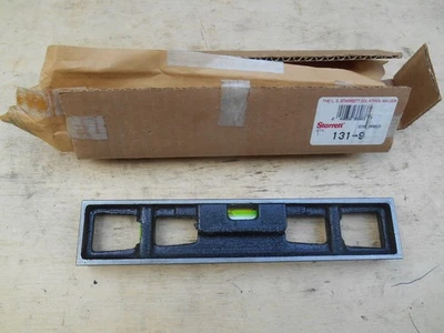 Vintage Starrett No. 131-9 level double plumb level, New - Image 1 of 4
