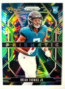 2024 Panini Prizm Brian Thomas Jr. GREEN Prizm RC #19 Prizmatic Jaguars! - Picture 1 of 3
