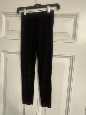 Vince Niñas Imitación Gamuza Leggings, Negro Talla M Foto 1 de 4