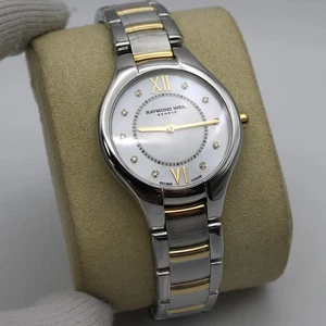 Reloj para dama Raymond Weil Noemia acero diamantes esfera blanca 5132-STP-00985 - Imagen 1 de 8