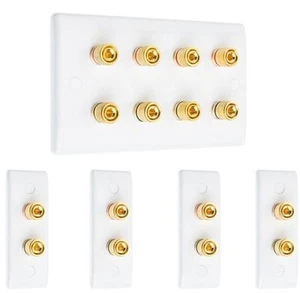 Kit completo de placa facial de pared para altavoces de sonido envolvente de audio delgado 4.0 - Imagen 1 de 1