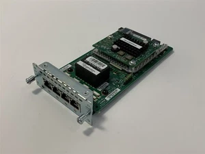 Cisco NIM-4MFT-T1/E1 4-Port Multiflex Expansion Module W/ PVDM-32 DSP Module - Picture 1 of 3