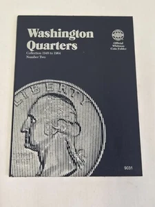 Whitman Washington Quarters Coin Folder 1948-1964 Number 2 Album Book 9031 - Picture 1 of 8