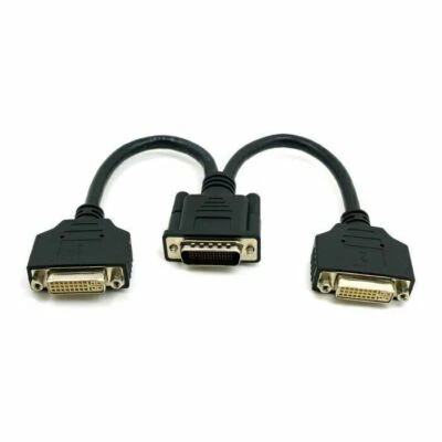 DMS-59 zu Dual DVI 24+5 Buchse Buchse Splitter Verlängerungskabel für Monitor - Bild 1 von 4