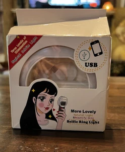 Magical Selfie Ring Light for Cell Phone Mobile 3 Illumination Levels - Picture 1 of 8