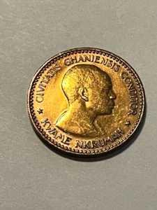 1958 Ghana 1/2 Penny AU #13084 - Picture 1 of 2