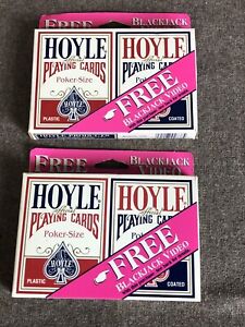 Pack de deux cartes à jouer officielles de poker Hoyle modèle 2716